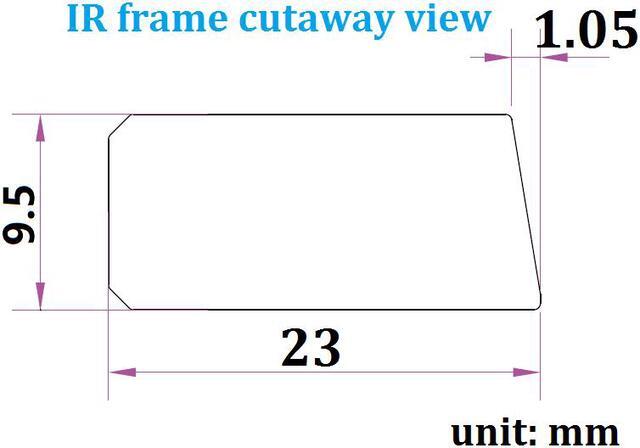 Alt view image 3 of 7 - 48 Inch 10 Points Infrared IR Multi Touch Screen Overlay Frame Panel USB Free Driver