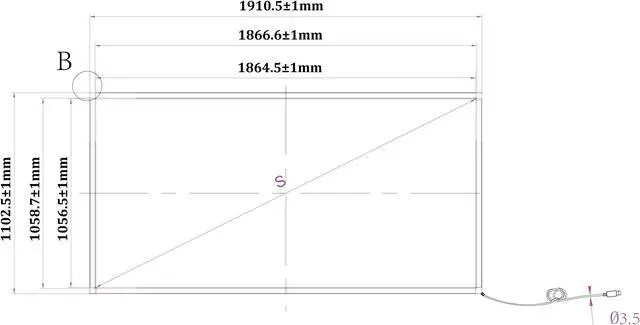 Alt view image 2 of 4 - 84 Inch 10 Points Infrared IR Multi Touch Screen Overlay Frame Panel USB Free Driver