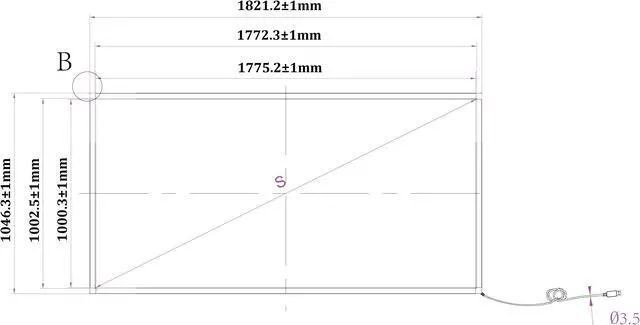 Alt view image 2 of 5 - 80 Inch 10 Points Infrared IR Multi Touch Screen Overlay Frame Panel USB Free Driver