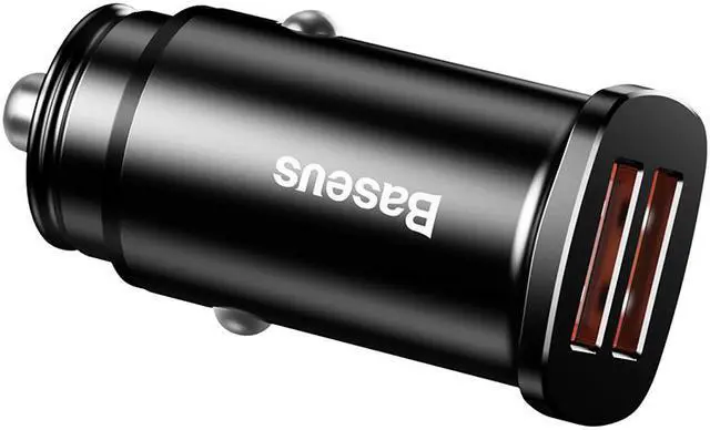 Alt view image 3 of 4 - Baseus 30W Dual USB C PD Quick Charge QC 4.0 Car Charger For Mobile Phone Charger Fast USB PD Type C AFC SCP Car Phone Charger