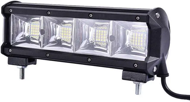Alt view image 4 of 6 - 2Pcs 7" 192W  64 LED Work Light Bar Flood Fog Driving Lamp Offroad 4WD Truck