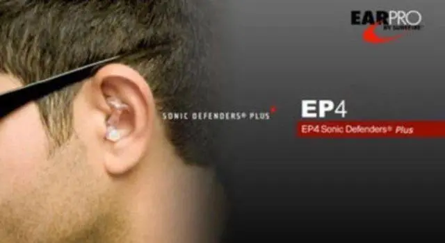 Alt view image 10 of 18 - SureFire EP4-BK-MPR Medium Black Sonic Defenders Plus Hearing Protector