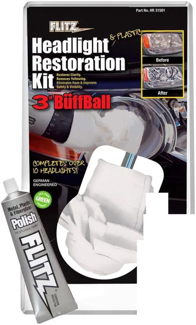 Alt view image 6 of 9 - Flitz HR31501 Headlight Restoration Kit
