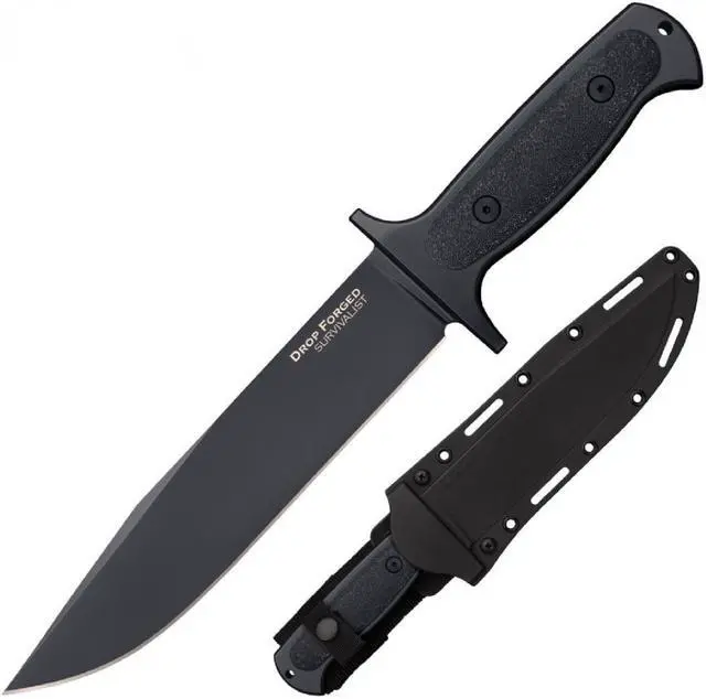 Alt view image 2 of 5 - Cold Steel Drop Forged Survivalist Fixed 8 in Blade SS Hndl