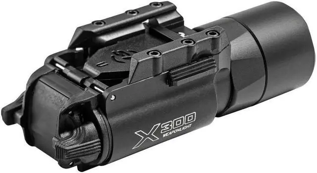 Alt view image 15 of 20 - Surefire Weapon Mounted Flashlight, LED, 600 lm, Blk   X300U-A
