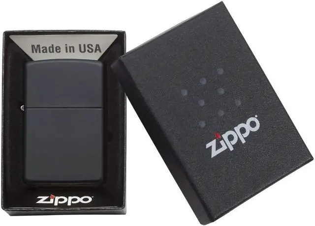 Alt view image 5 of 14 - Zippo Classic Matte Black Lighter