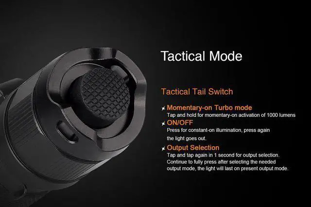 Alt view image 5 of 7 - FENIX PD35 TACTICAL FLASHLIGHT 1000 LUMENS OUTPUT