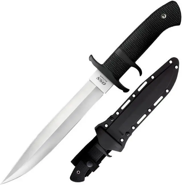 Alt view image 13 of 16 - Cold Steel OSS Fixed Blade 8.25 in Plain Kraton Handle