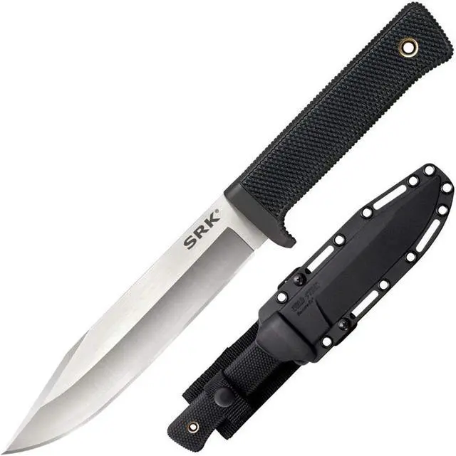 Alt view image 5 of 17 - COLD STEEL 35AN COLD STEEL SRK FIXED BLADE 6.0 IN PLAIN KRATON HANDLE