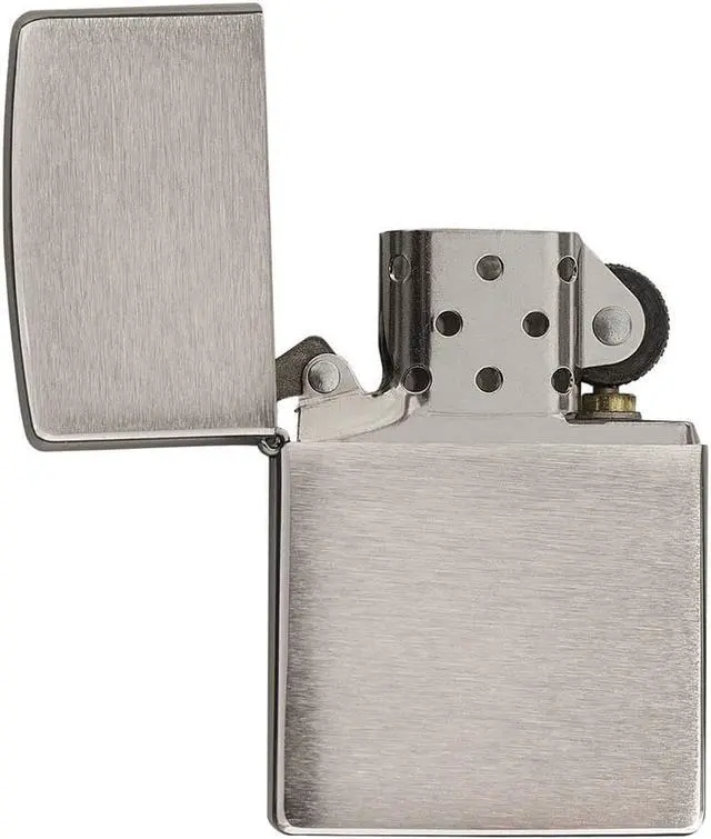 Alt view image 5 of 13 - Zippo Classic Brushed Chrome Lighter