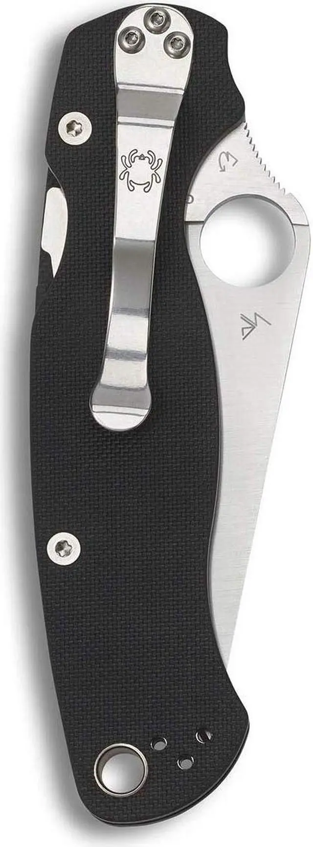 Alt view image 7 of 17 - Spyderco C81GP2 Para-Military 2 Folding Knife 3.5" Blade 8.28" Overall Folder