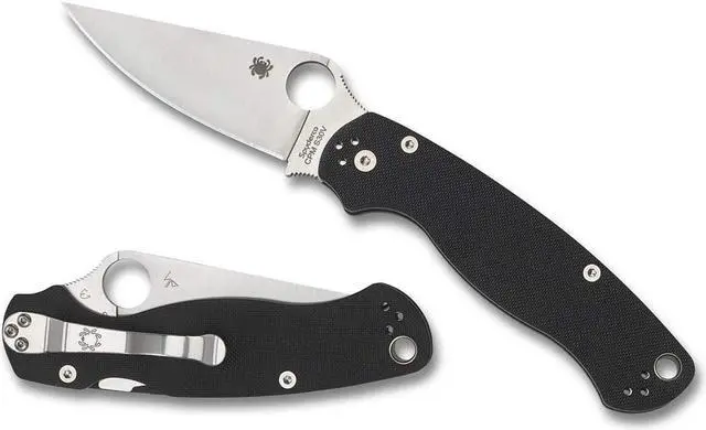 Alt view image 8 of 17 - Spyderco C81GP2 Para-Military 2 Folding Knife 3.5" Blade 8.28" Overall Folder