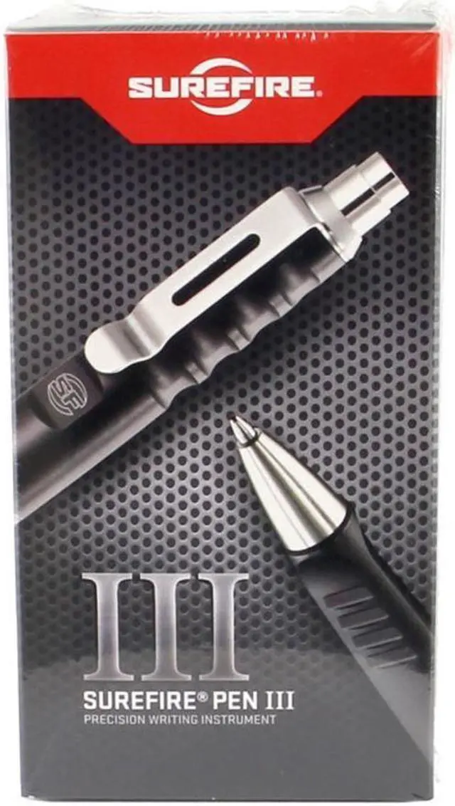 Alt view image 9 of 15 - Surefire Tactical Precision Writing Black Retractable Emergency Pen II EWP-03