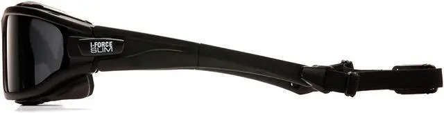 Alt view image 7 of 15 - Pyramex SB7020SDNT Pyramex I-Force Slim Black Frame Gray AF Lens Sealed Eyewear