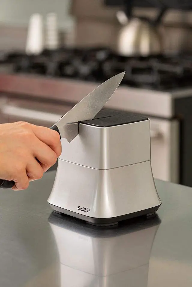Alt view image 3 of 11 - Smith Smiths Mesa Electric Single Slot Sharpener Gray