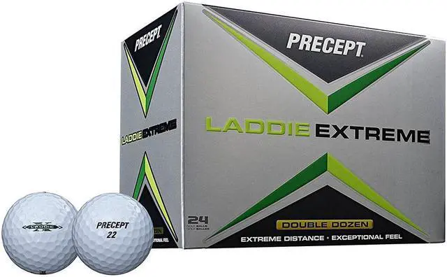 Alt view image 4 of 6 - Bridgestone PLXD4G Bridgestone 2017 Precept Laddie Extreme - Double Dozen White