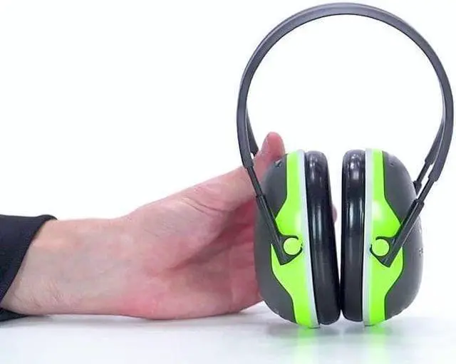 Alt view image 11 of 20 - 3M PELTOR X4 Earmuffs, 27 dB NRR, Fluorescent Yellow-Green X4A