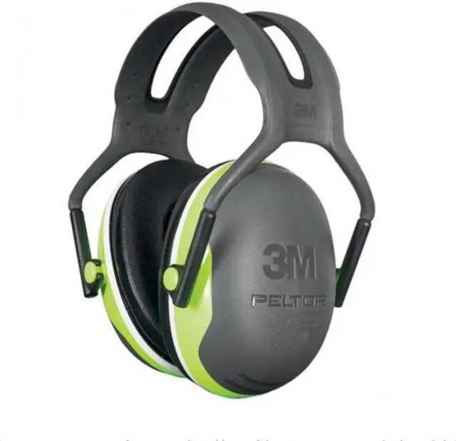 Alt view image 7 of 20 - 3M PELTOR X4 Earmuffs, 27 dB NRR, Fluorescent Yellow-Green X4A