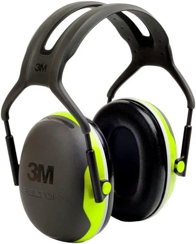 Alt view image 8 of 20 - 3M PELTOR X4 Earmuffs, 27 dB NRR, Fluorescent Yellow-Green X4A