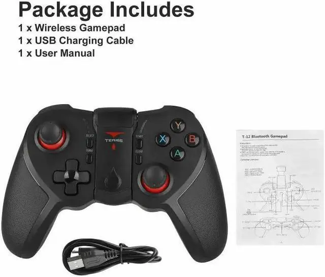 Alt view image 2 of 5 - Wireless Bluetooth Android Gamepad Game Controller Joystick Remote Control Joypad Controller For Android IOS Phone Tablet