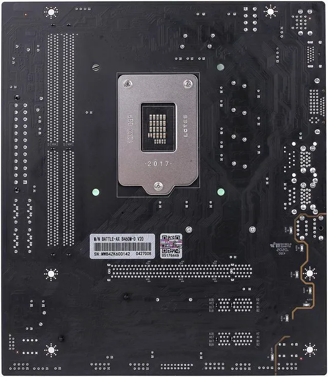 Alt view image 6 of 6 - Colorful BATTLE-AX B460M-D V20 LGA1200 Intel B460 DDR4 VGA DVI HDMI SATA3.0 USB3.2 Gen1 M.2 USB Shutdown Charging Function MATX Gaming Computer Motherboard