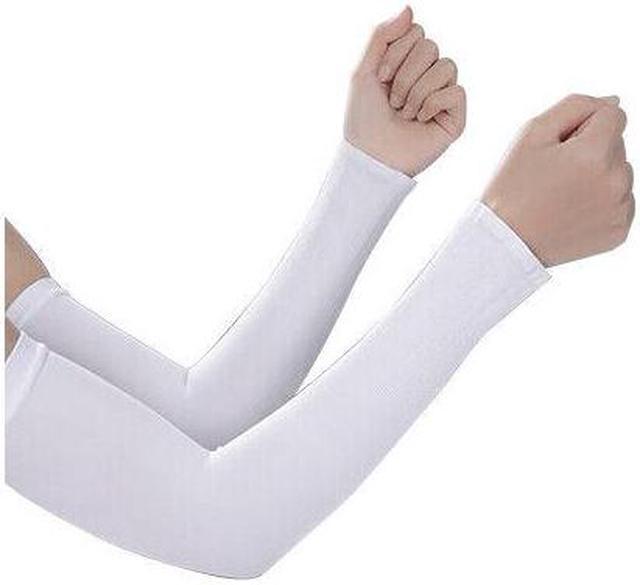 4 Pairs Unisex Cooling Arm Sleeves Cover UV Sun Protection Sports Outdoor