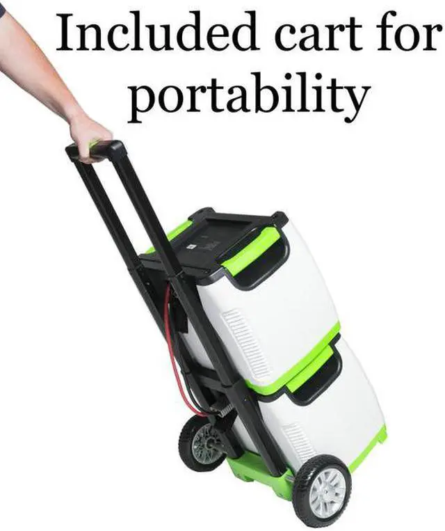 Alt view image 3 of 8 - Nature's Generator 1800-Watt Solar Powered Portable Generator with Electric Start and Supplemental Power Pod and Power Transfer Kit