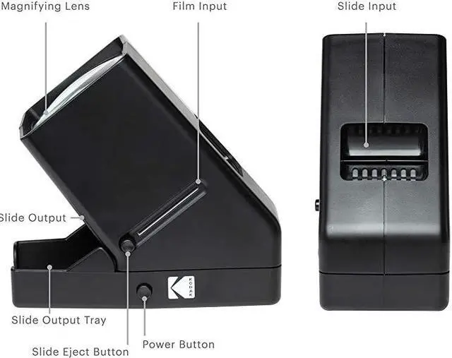 Alt view image 5 of 7 - 35mm Slide and Film Viewer Battery Operation 3X Magnification LED Lighted Viewing for 35mm Slides Film Negatives