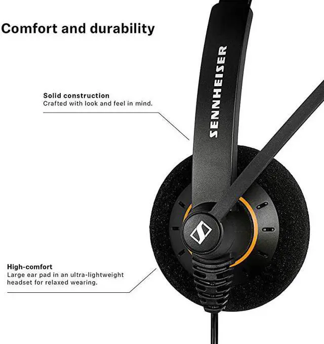 Alt view image 4 of 6 - SC 30 USB ML 504546 SingleSided Business Headset | For Skype for Business | with HD Sound NoiseCancelling Microphone USB Connector Black