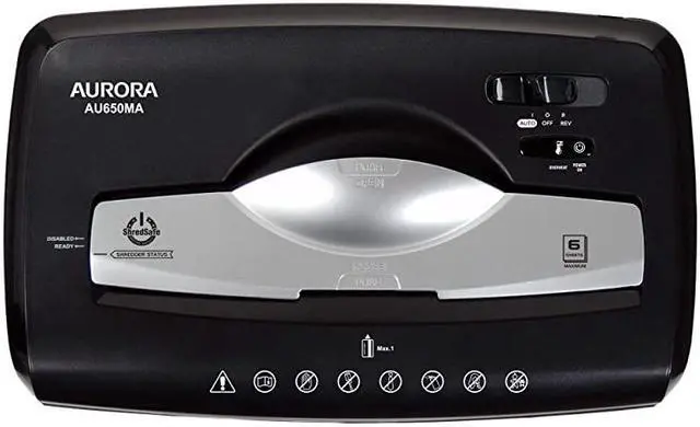 Alt view image 5 of 5 - AU650MA HighSecurity 6Sheet MicroCut Paper Credit Card Shredder