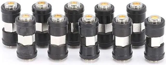 Alt view image 3 of 5 - Weather Sealed Cable Extension Coupler | 4 Pack | Cable Extension Adapter Barrel Splice Coupler | Connects Two Coaxial Video Cables Female to Female Connector 3GHz Rated