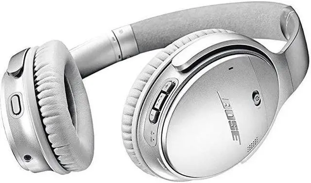 Alt view image 2 of 6 - QuietComfort 35 II Noise Cancelling Bluetooth Headphones— Wireless, Over Ear Headphones with Built in Microphone and Alexa Voice Control, Silver