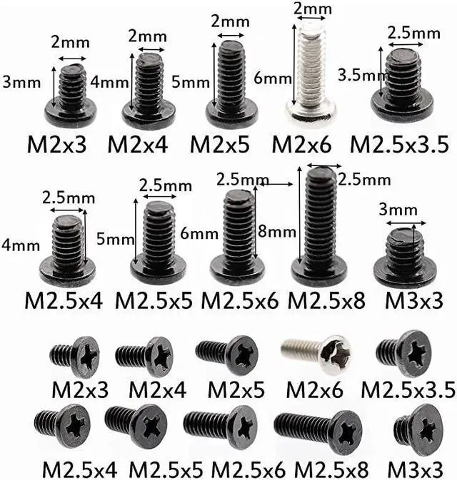 Alt view image 2 of 6 - Laptop Notebook Computer Screw Kit Set for IBM HP Dell Lenovo Samsung Sony Toshiba Gateway Acer