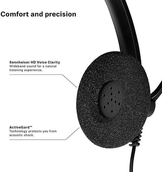 Alt view image 6 of 6 - SC 30 USB ML 504546 SingleSided Business Headset | For Skype for Business | with HD Sound NoiseCancelling Microphone USB Connector Black