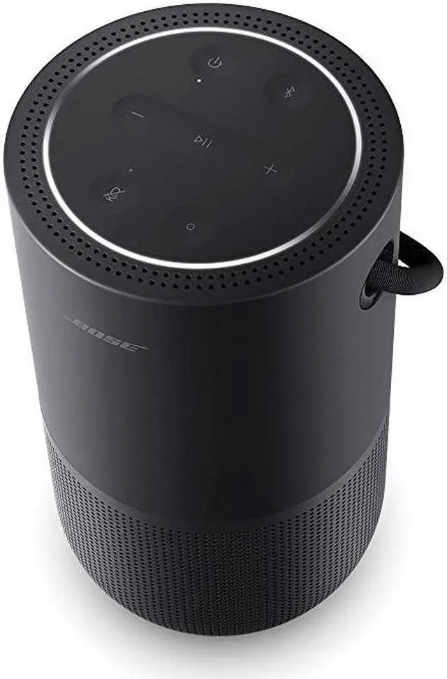 Alt view image 4 of 6 - Portable Smart Speaker — Wireless Bluetooth Speaker with Alexa Voice Control Built-In, Black