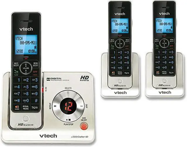 Main image of LS64253 DECT 60 Expandable Cordless Phone with Answering System and Caller IDCall Waiting Silver with 3 Handsets