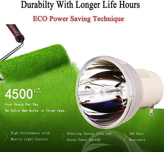 Alt view image 4 of 7 - 5J.JEE05.001 / 5J.J7L05.001 Projector Bare Lamp Bulb for Benq HT2050 HT3050 HT2150ST HT4050 HT2050A W1070 W1080st HT1075 HT1085st MH530FHD MH535FHD Projector Lamp Bulb Replacement