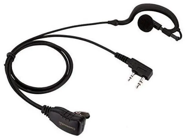 Alt view image 7 of 7 - Wire Earhook Earpiece for Baofeng Radios BF-F8HP BF-F9 UV-82 UV-82HP UV-82C UV-5R UV-5R5 UV-5RA UV-5RE UV-5X3 V2+ and BTECH Retevis TYT Wouxun Kenwood Radios, G Shape Headset