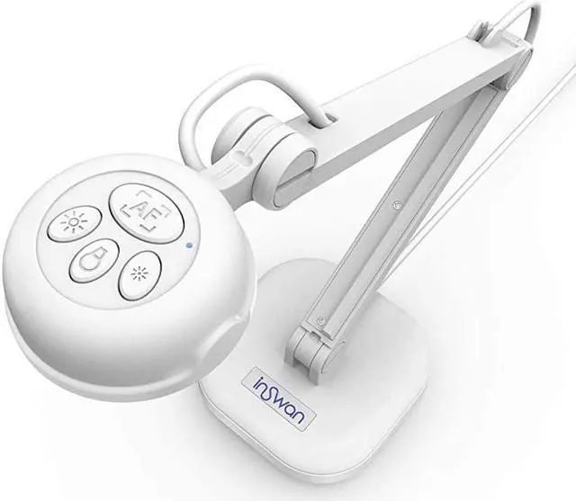 Alt view image 3 of 6 - INS1 Tiny 8MP USB Document Camera with AutoFocus and LED Supplemental Light Excellent for Distance Education and Web Conferencing