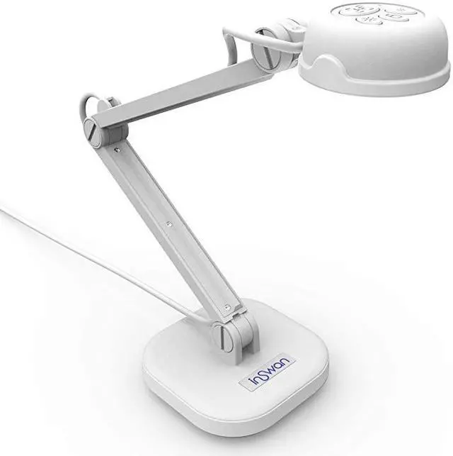 Main image of INS1 Tiny 8MP USB Document Camera with AutoFocus and LED Supplemental Light Excellent for Distance Education and Web Conferencing