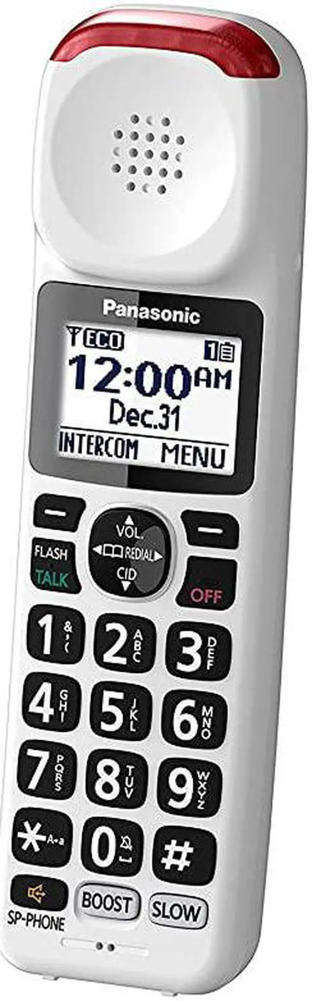 Alt view image 3 of 7 - Cordless Phone Handset Accessory Compatible with KXTGM420W Series Cordless Phone Systems KXTGMA44W White