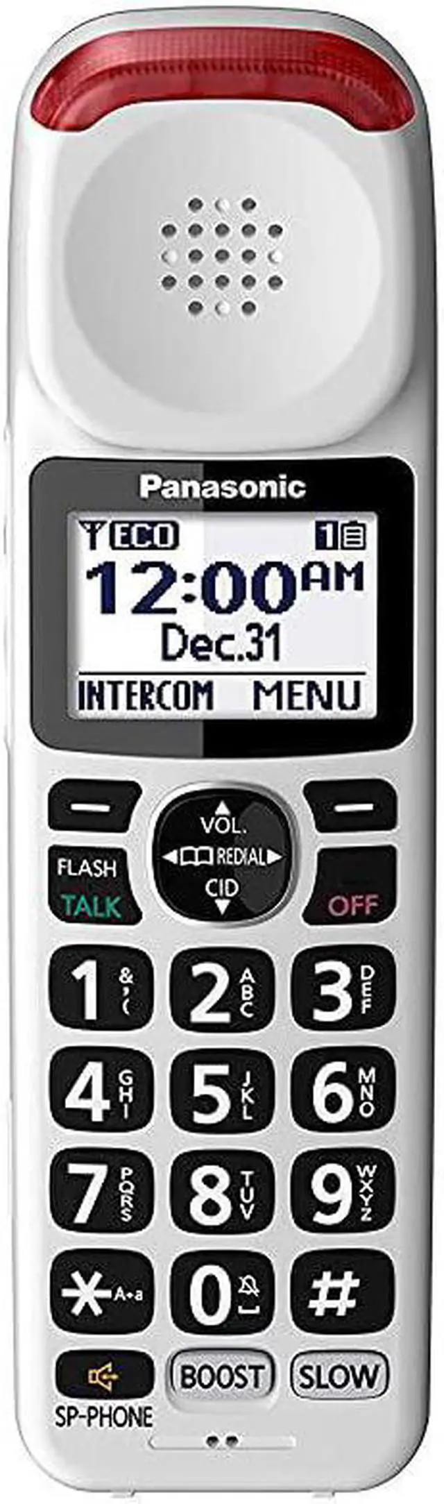 Alt view image 7 of 7 - Cordless Phone Handset Accessory Compatible with KXTGM420W Series Cordless Phone Systems KXTGMA44W White