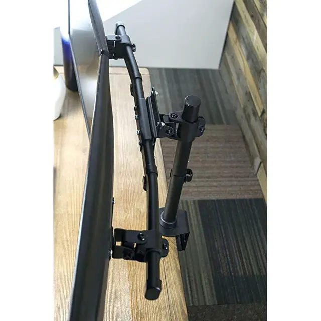 Alt view image 7 of 7 - Dual VESA Bracket Adapter Horizontal Assembly Mount for 2 Monitor Screens up to 27 inches MOUNTVW02A