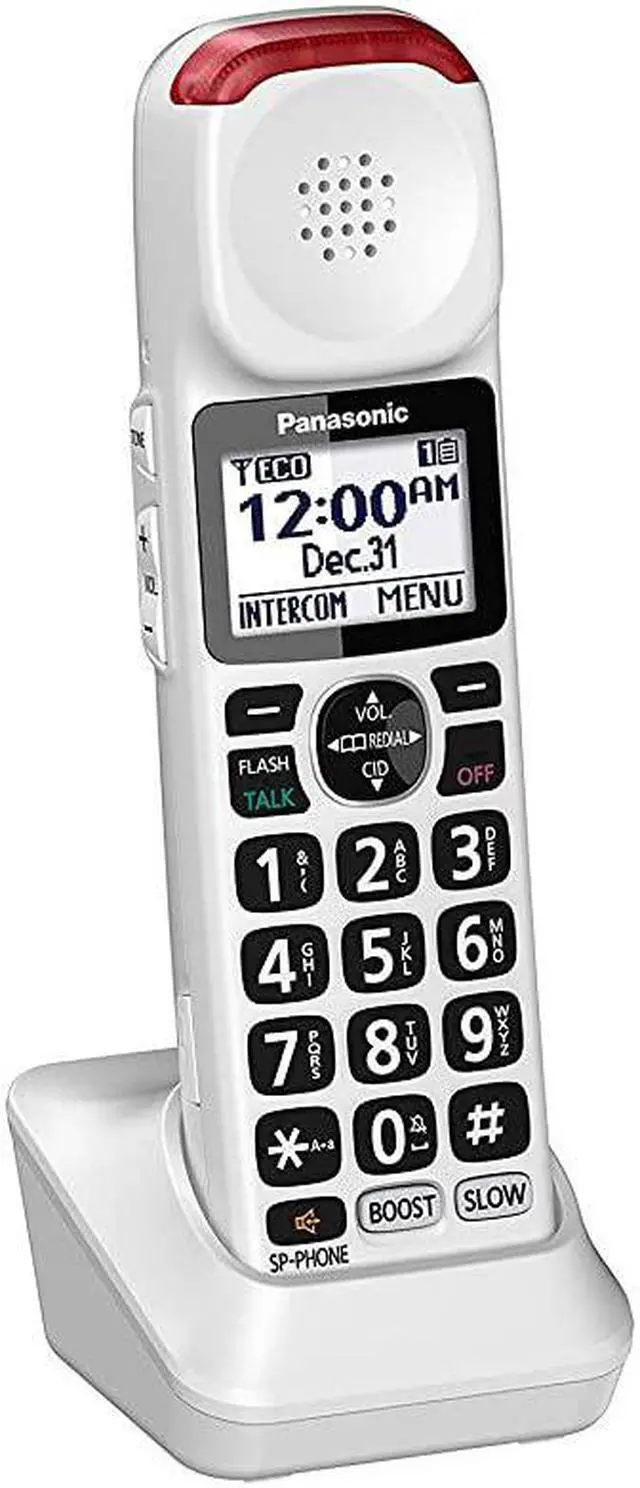 Alt view image 5 of 7 - Cordless Phone Handset Accessory Compatible with KXTGM420W Series Cordless Phone Systems KXTGMA44W White