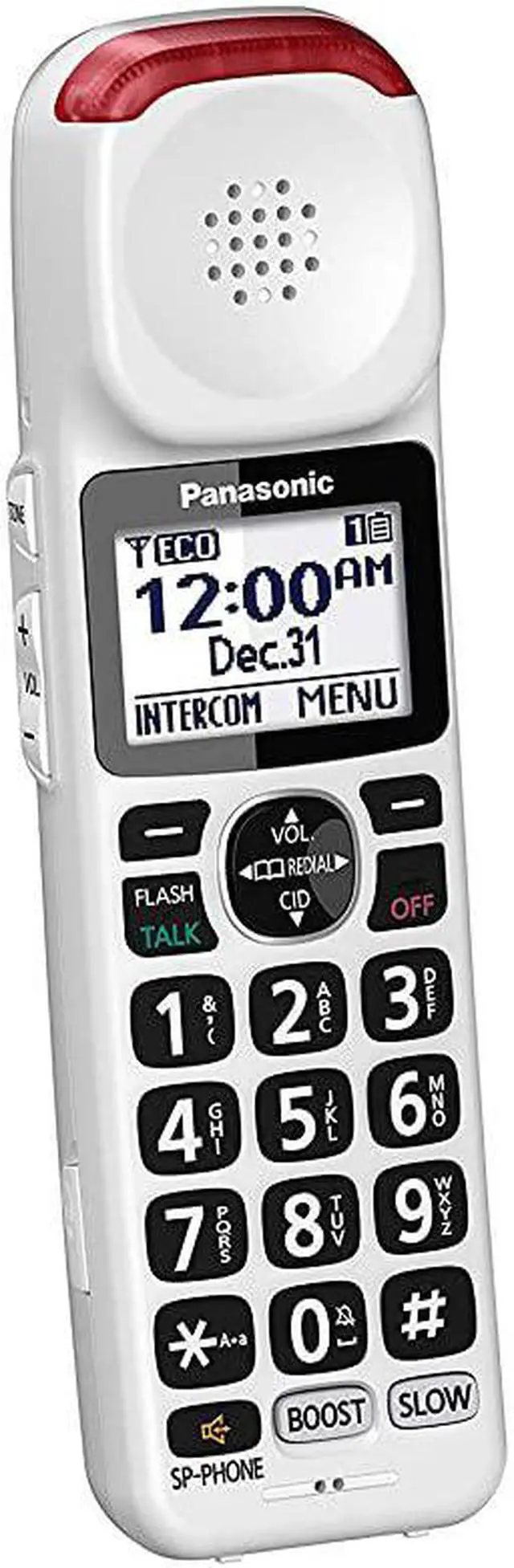 Alt view image 6 of 7 - Cordless Phone Handset Accessory Compatible with KXTGM420W Series Cordless Phone Systems KXTGMA44W White