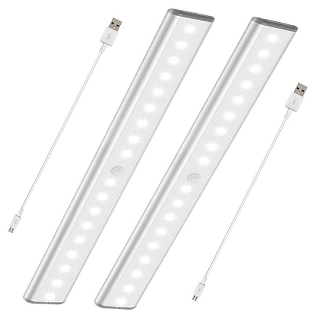 thumbnail image 2 of MERTTURM Under Cabinet Light, 132 LED Rechargeable Battery Operated... 2 of 9
