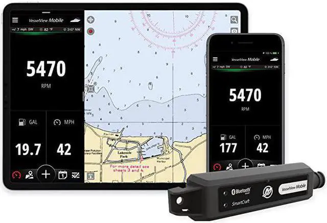 Main image of VesselView Mobile - Connected Boat Engine System for iOS and Android Devices