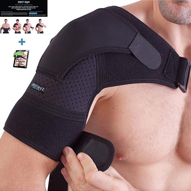 Shoulder Brace Rotator Cuff Support Brace For Men Women  Shoulder Compression Sleeve Orthopedic Care Shoulder Brace Support Wrap For  Pain Relief S