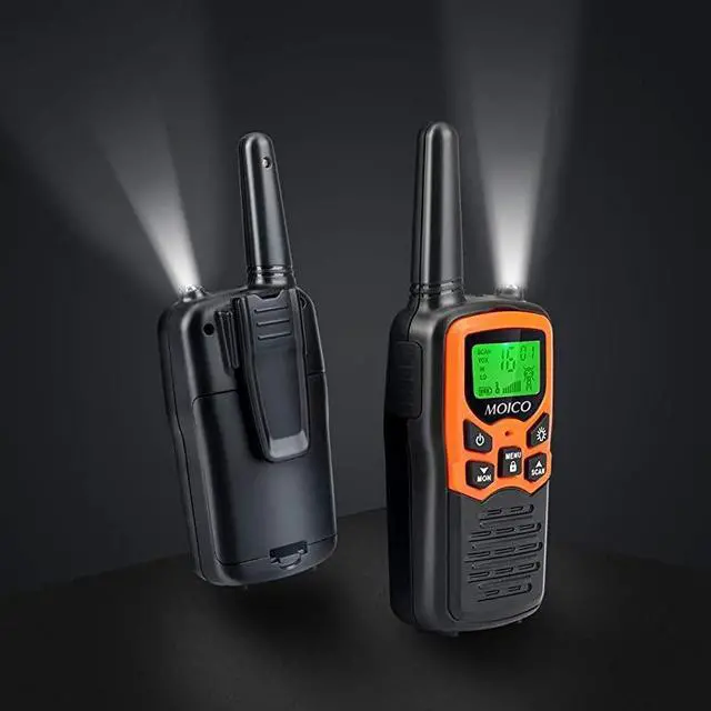 Alt view image 4 of 6 - Talkies Long Range for Adults TwoWay Radios Up to 5 Miles in Open Fields 22 Channels FRSGMRS VOX Scan LCD Display with LED Flashlight Ideal for Field Survival Biking Hiking Camping