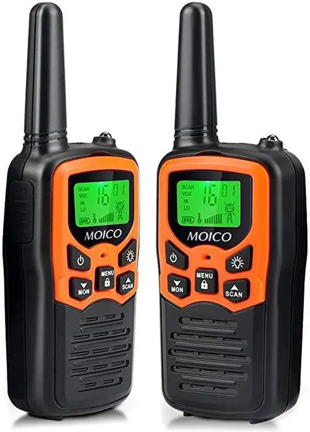 Alt view image 5 of 6 - Talkies Long Range for Adults TwoWay Radios Up to 5 Miles in Open Fields 22 Channels FRSGMRS VOX Scan LCD Display with LED Flashlight Ideal for Field Survival Biking Hiking Camping